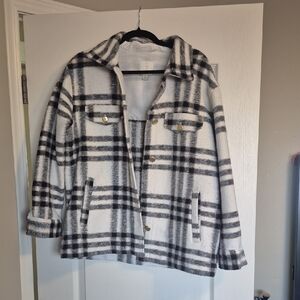 Joie Plaid Shacket